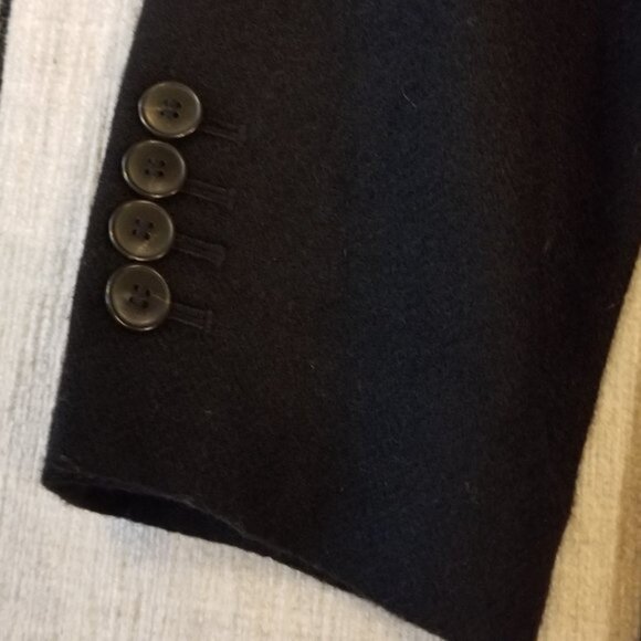 Madewell Larsen Oversized Wool Blend Black Blazer – Size S - Picture 6 of 7